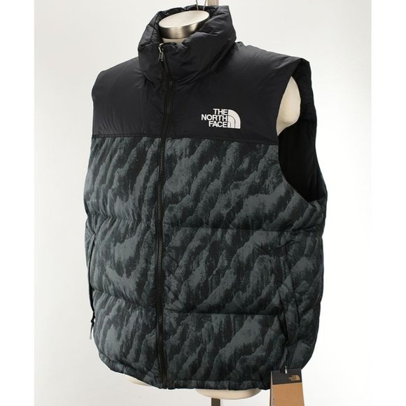 THE NORTH FACE Green Retro Nuptse 700 Down Puffer Vest XXL NWT